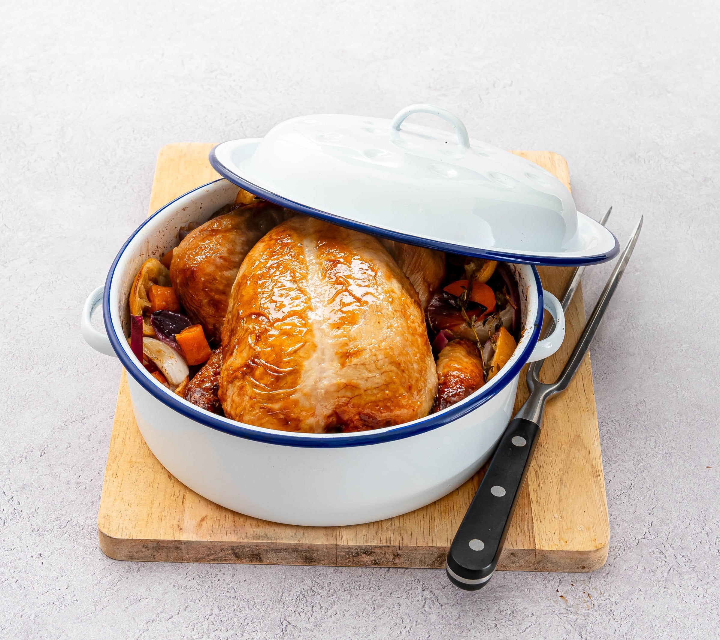 Falcon Enamelware 26cm Round Roaster