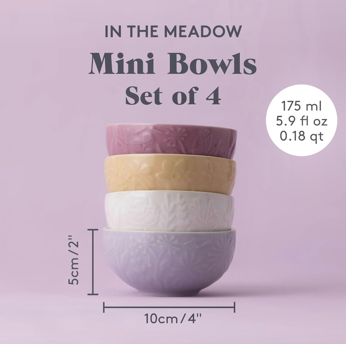 Mason Cash In the Meadow Set of 4 Mini Bowls