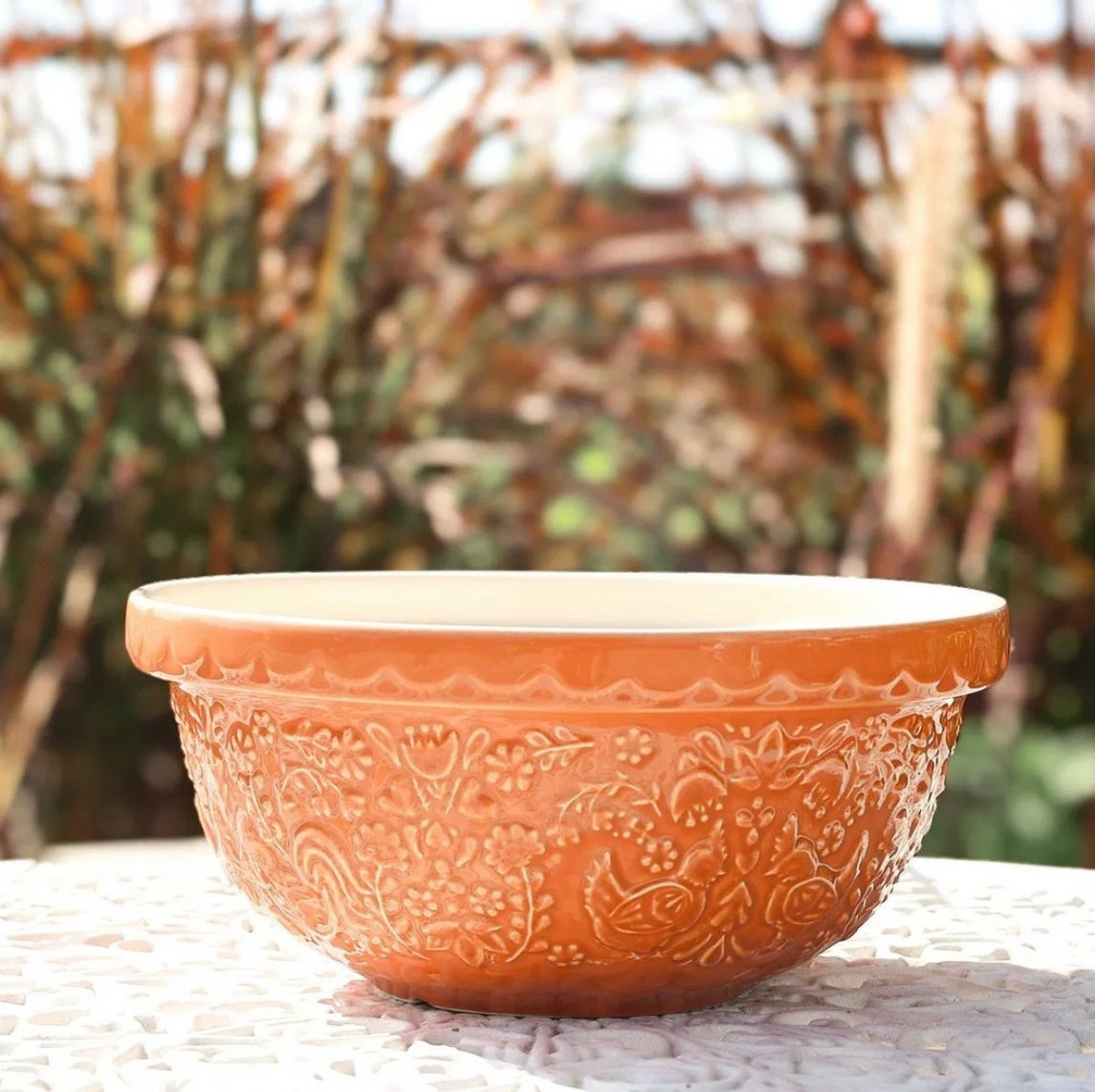Mason Cash Home to Roost Tangerine 24cm Mixing Bowl