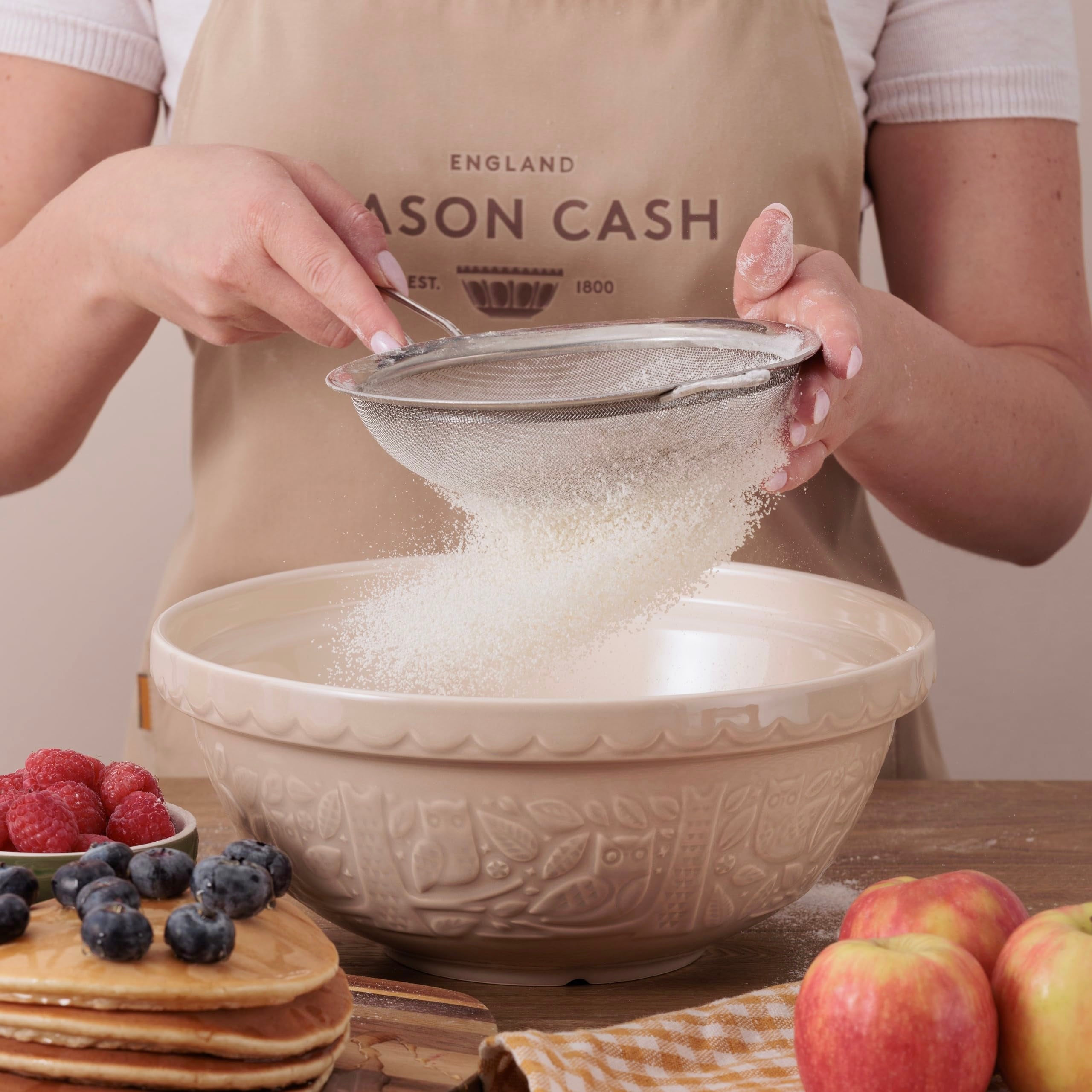 Mason Cash Forest Owl Stone 26cm Mixing Bowl