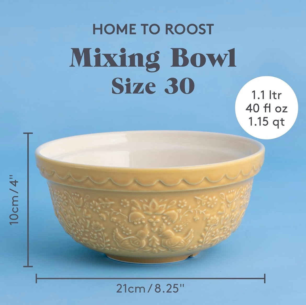 Mason Cash Home to Roost 21cm Buttercup Mixing Bowl