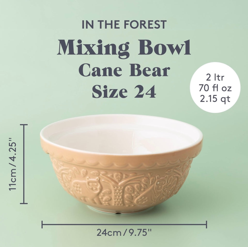 Mason Cash Forest Bear Cane 24cm Mixing Bowl