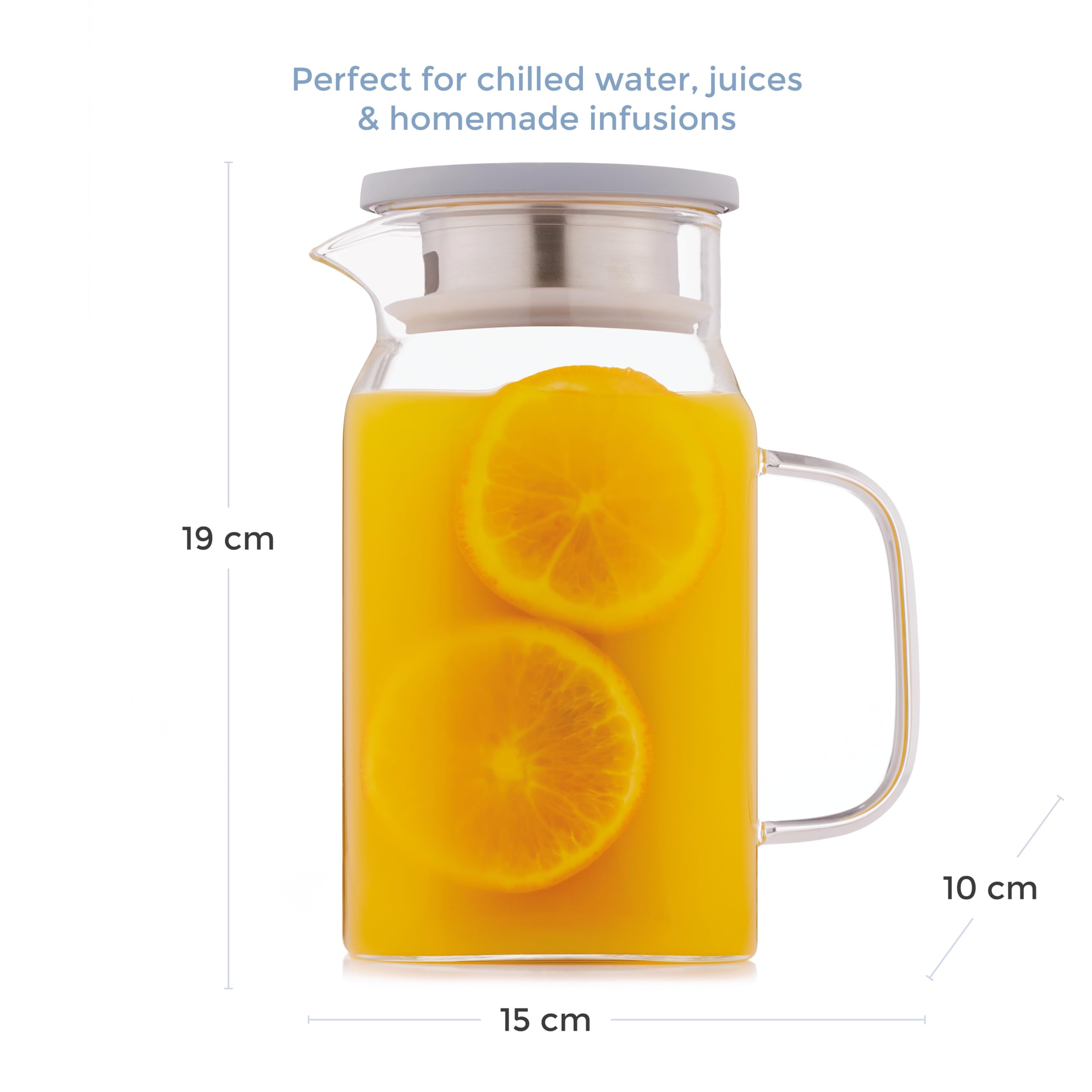 Kilner 1.2L Glass Fridge Jug