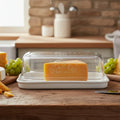Kilner 23.4cm Glass Cheese Store
