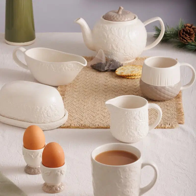 P&K Acorn Novelty Taupe Mug