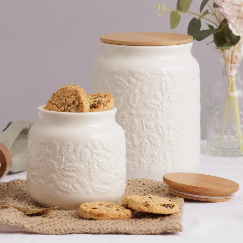 P&K Acorn Tea, Coffee, Sugar Canisters