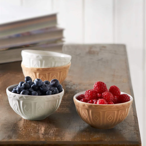 Cane Set 4 Food Preparation Bowls