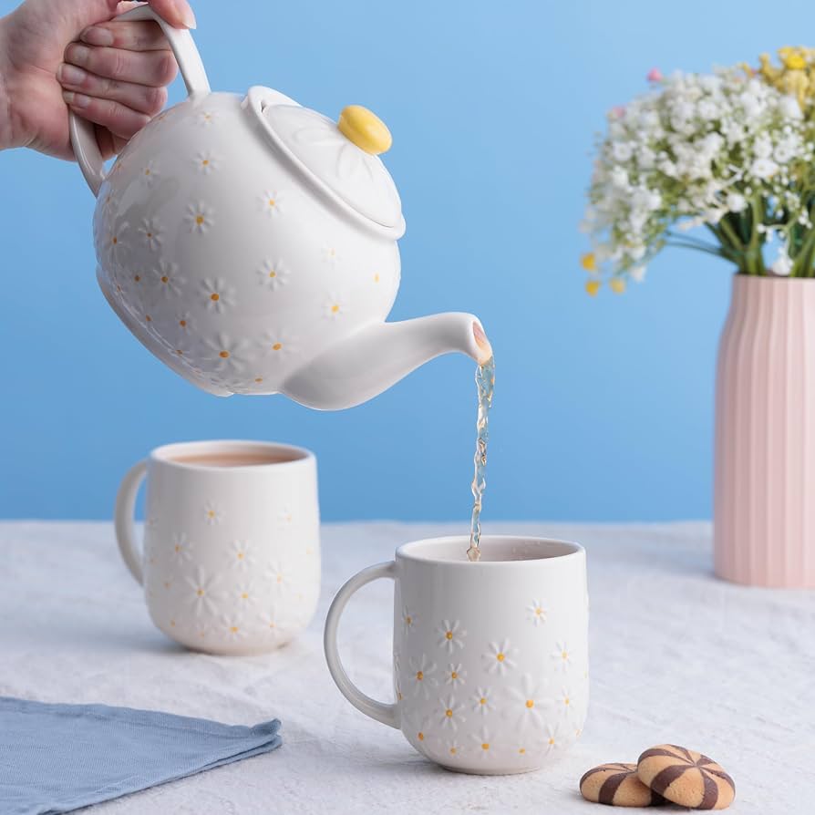 P&K Daisy 6 Cup Teapot 1100ml