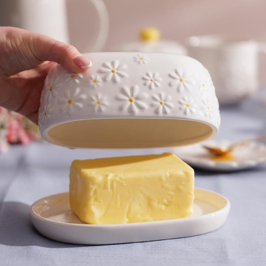 P&K Daisy Butter Dish