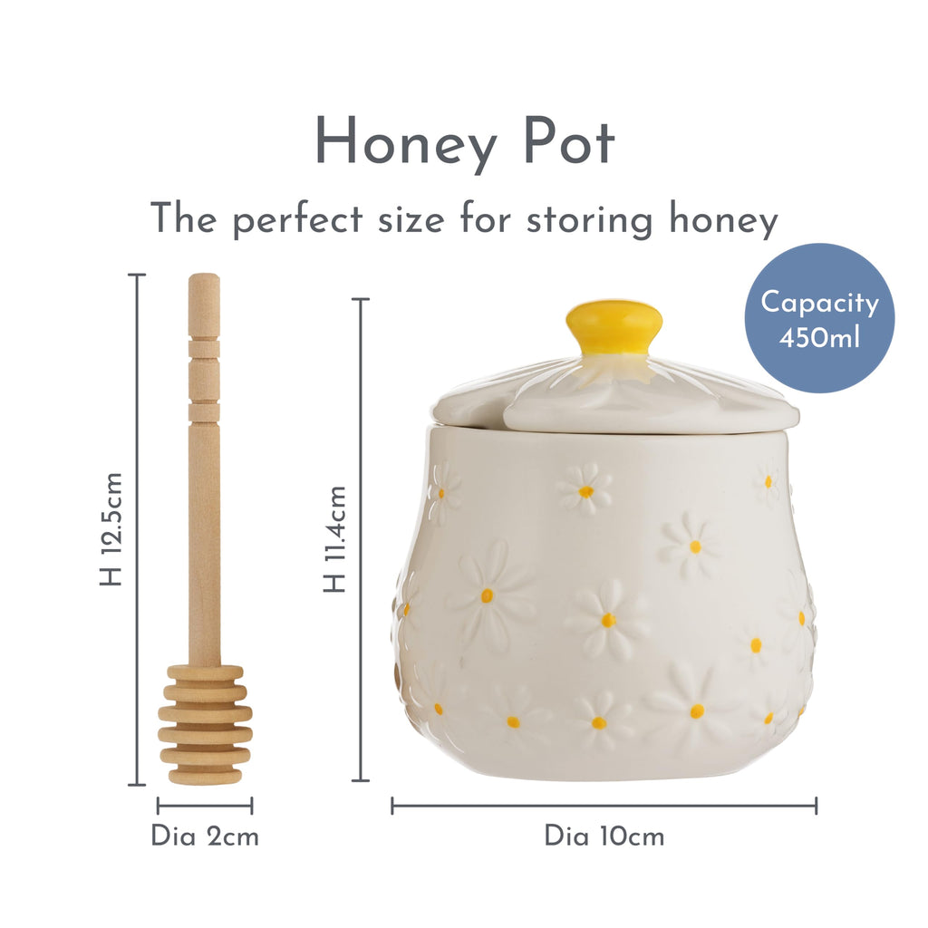 P&K Daisy ‘Hey Honey’ Pot & Drizzler