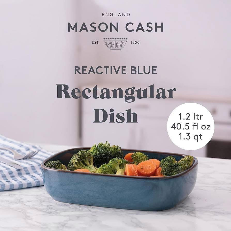 Mason Cash Reactive Blue Oven Roasting Dishes