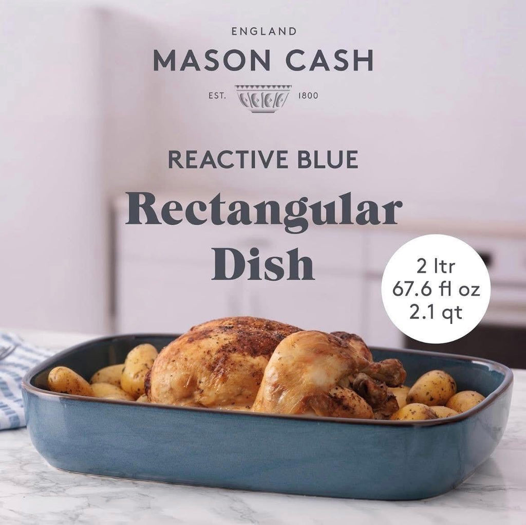 Mason Cash Reactive Blue Oven Roasting Dishes