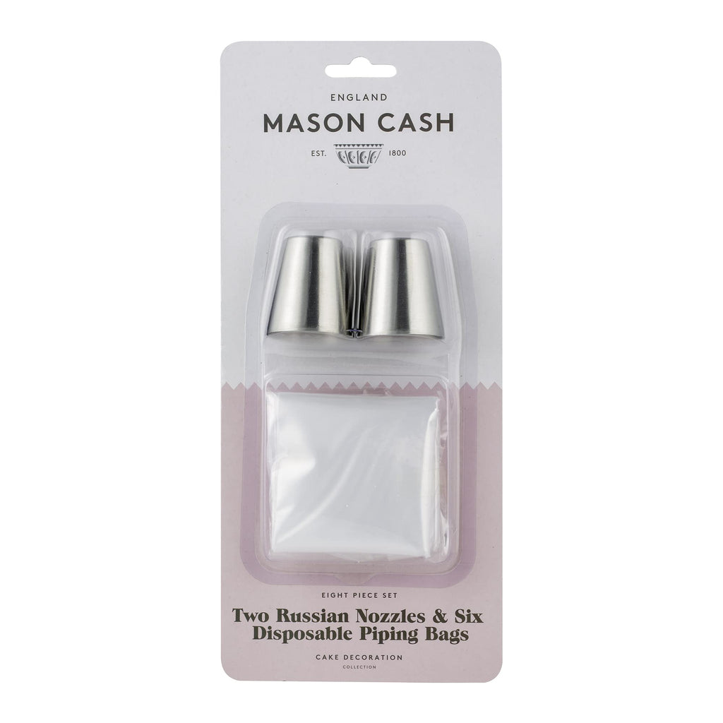 Mason Cash Russia Nozzles & Six Piping Bags Set