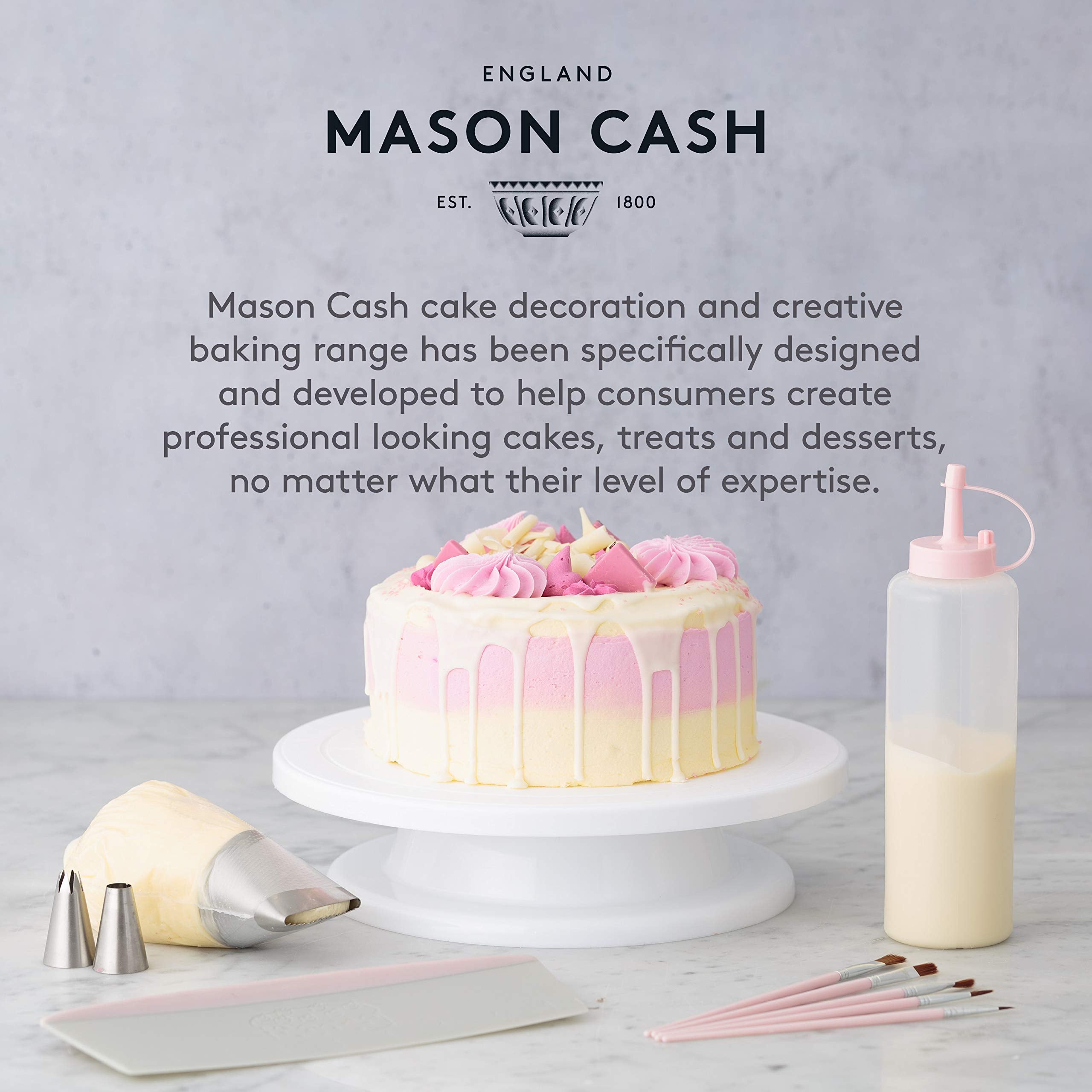 Mason Cash Russia Nozzles & Six Piping Bags Set
