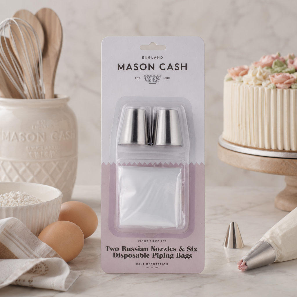 Mason Cash Russia Nozzles & Six Piping Bags Set
