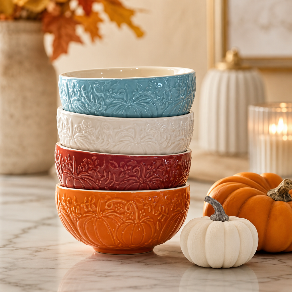 Mason Cash Pumpkin Patch Set of 4 Mini Bowls | LIMITED EDITION