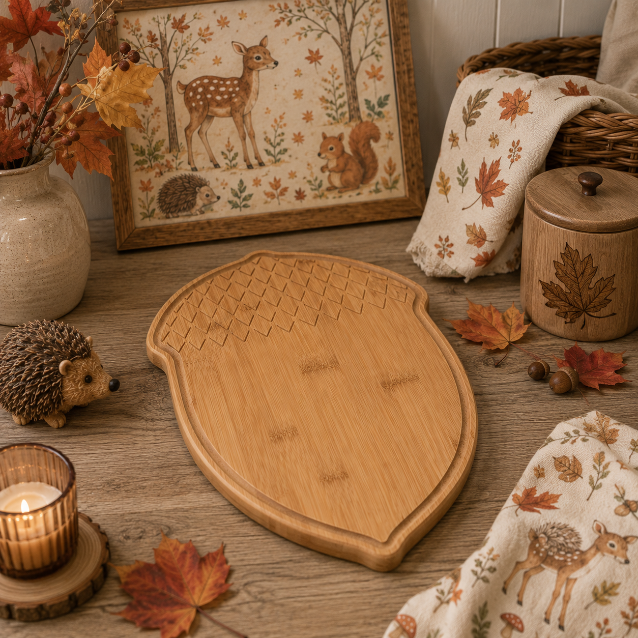 P&K Acorn 37cm Chopping Board