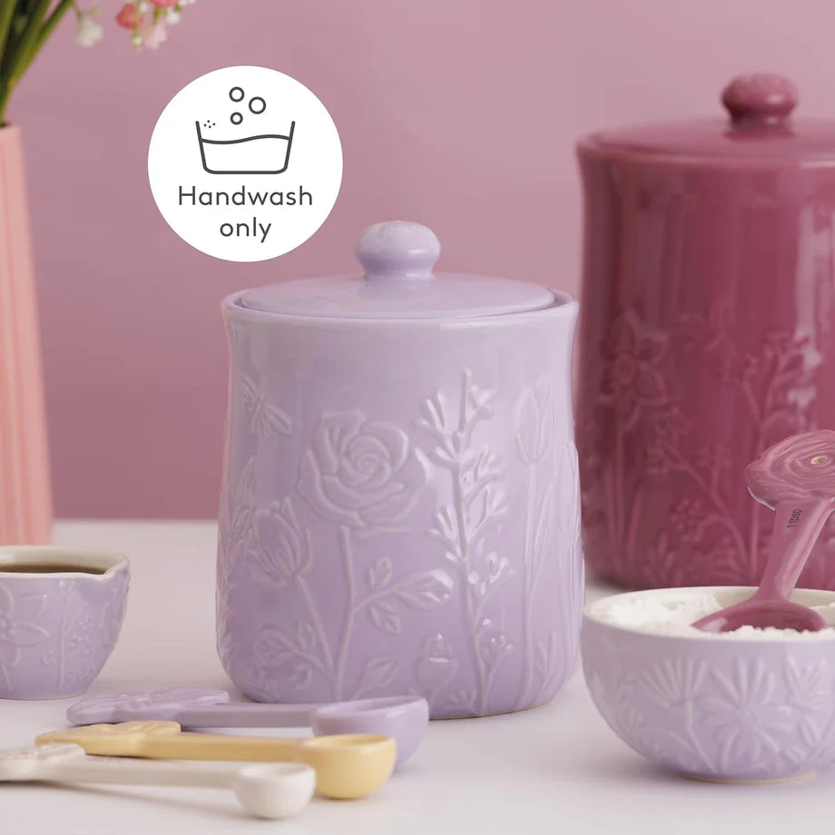 Mason Cash In the Meadow Lilac 800ml Airtight Storage Jar