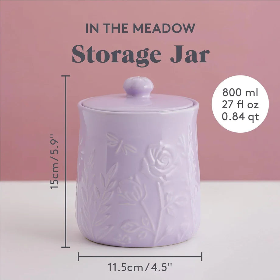 Mason Cash In the Meadow Lilac 800ml Airtight Storage Jar