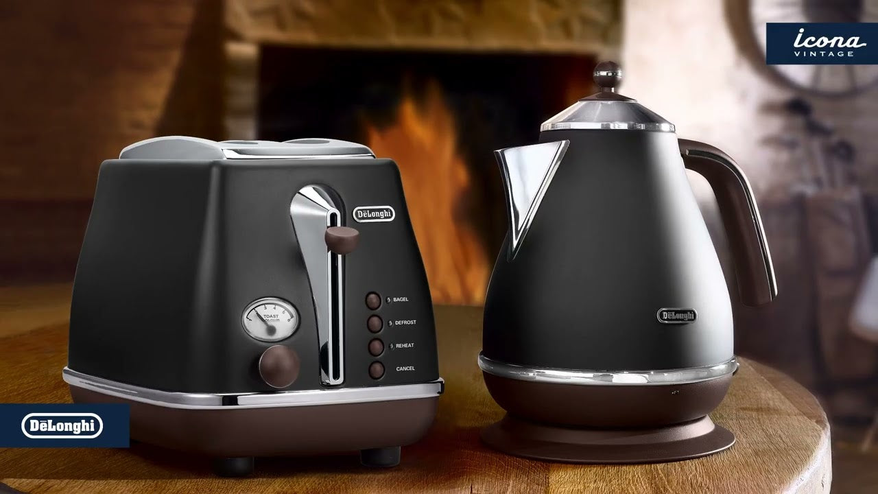 Delonghi Icona Vintage Kettle & Toaster Set