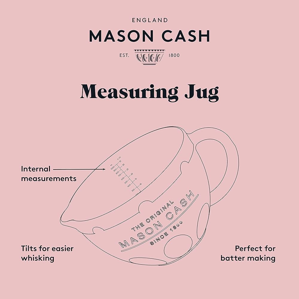 Mason Cash 1L Tilting Measuring Jug & Batter Bowl