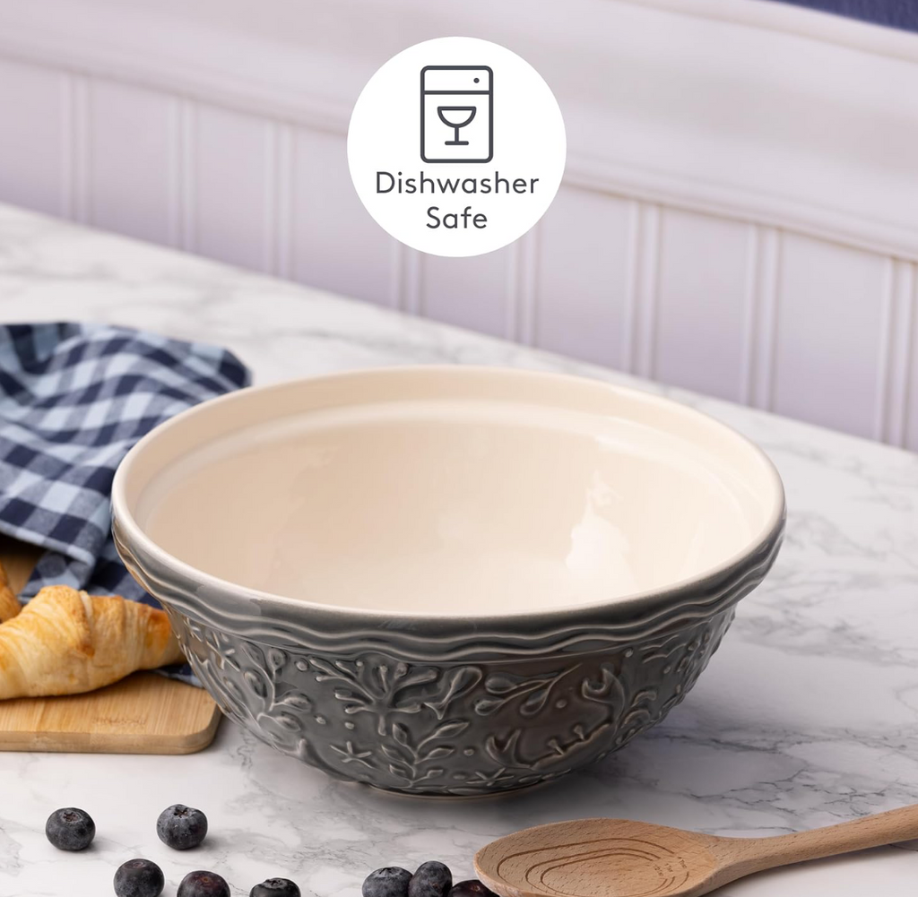 Mason Cash Nautical Grey Crab 26cm Mixing Bowl