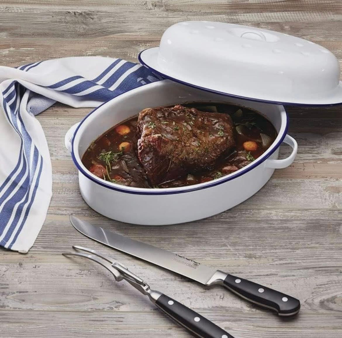 Falcon Enamel 36cm Oval Roaster