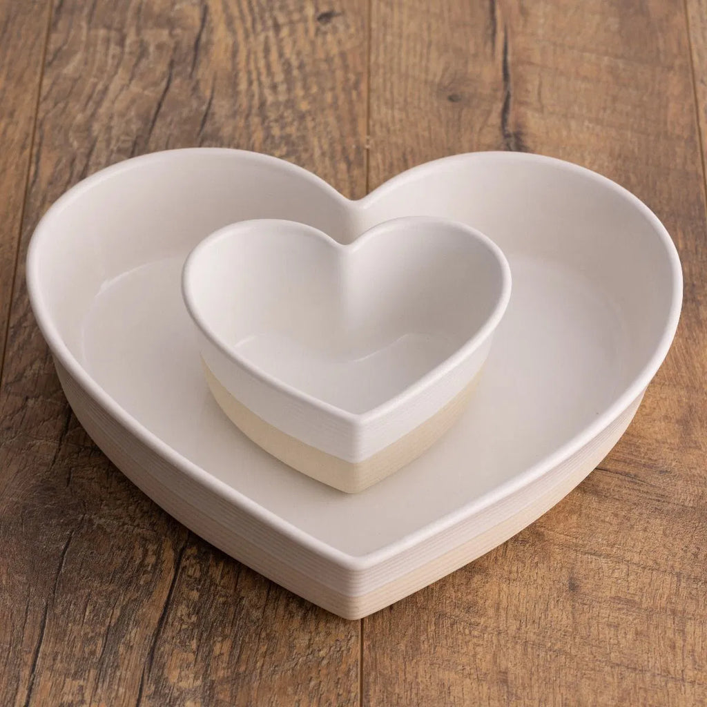 Mason Cash Rustic Charm 28cm Heart Pie Dish