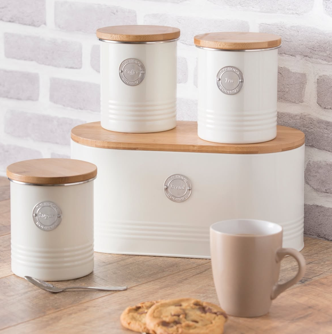Typhoon 7.5L Cream Bread Bin