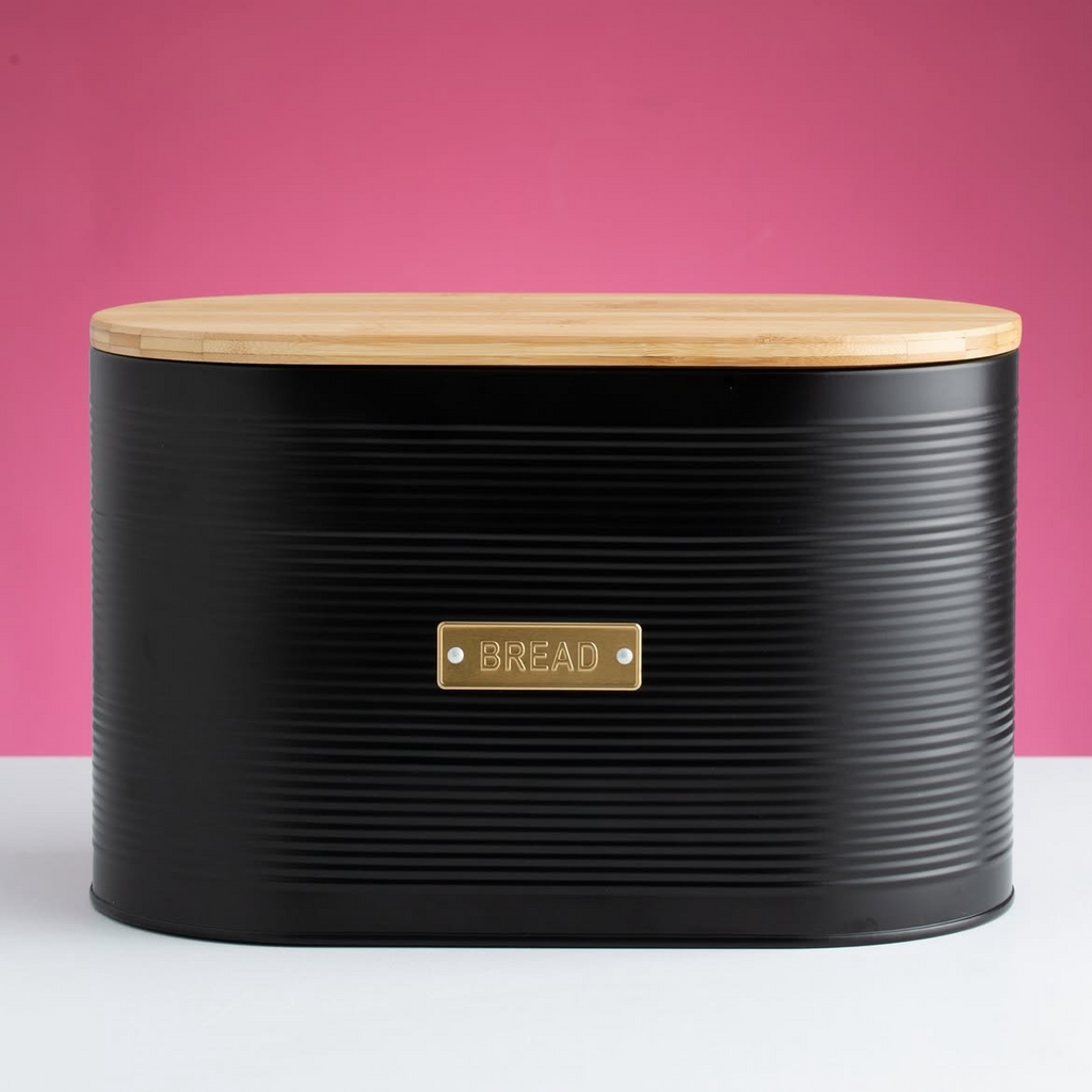 Typhoon Otto Black 10.5L Bread Bin