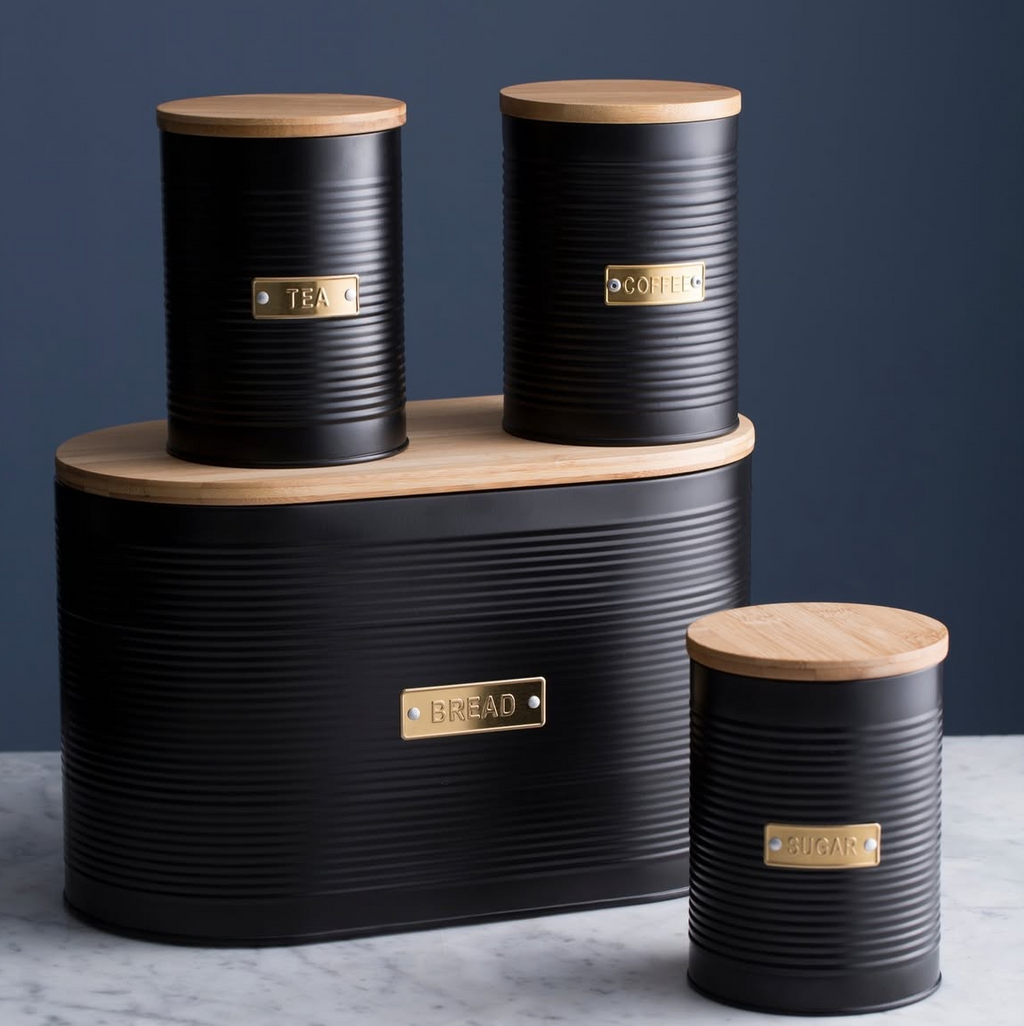 Typhoon Otto Black 10.5L Bread Bin