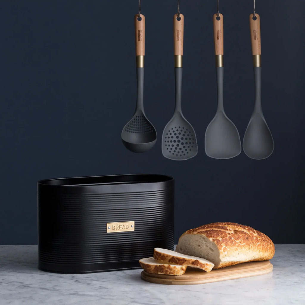 Typhoon Otto Black 10.5L Bread Bin