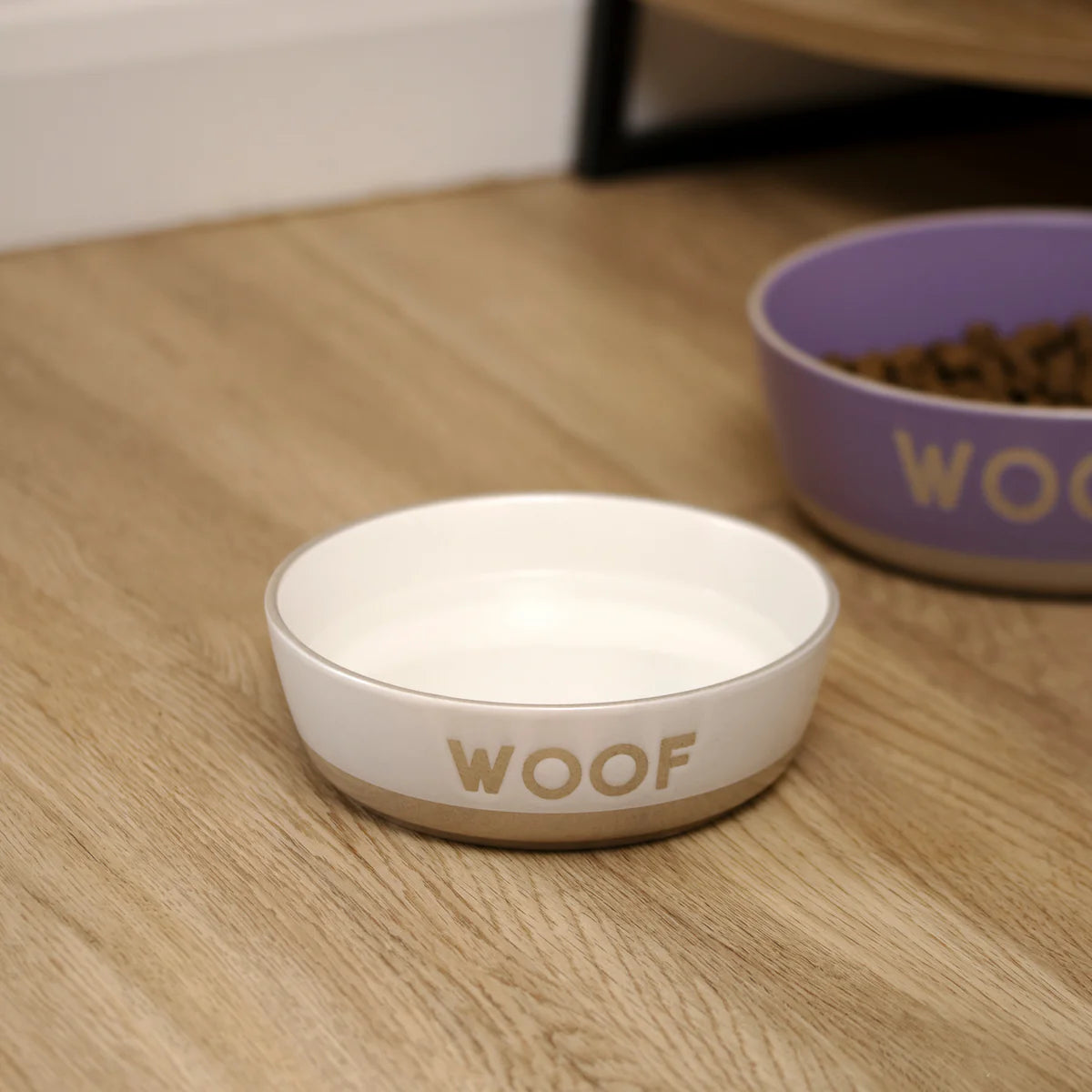 Mason Cash Cream Pet Bowl - “Woof” Collection