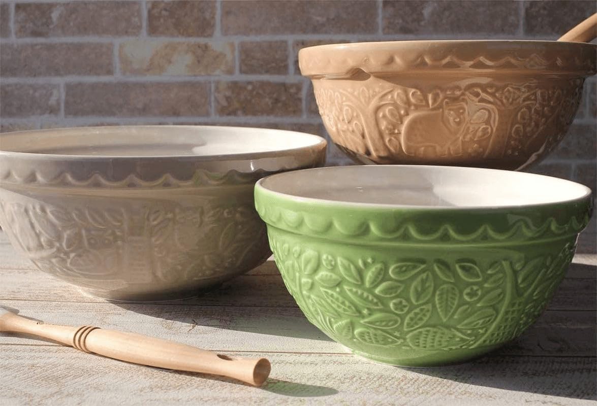 Mason Cash Forest Bear Cane 24cm Mixing Bowl