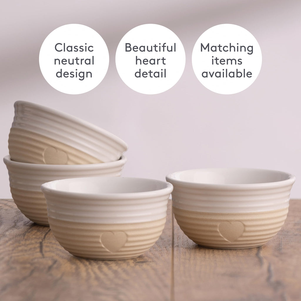 Mason Cash Rustic Charm Set 4 Mini Bowls