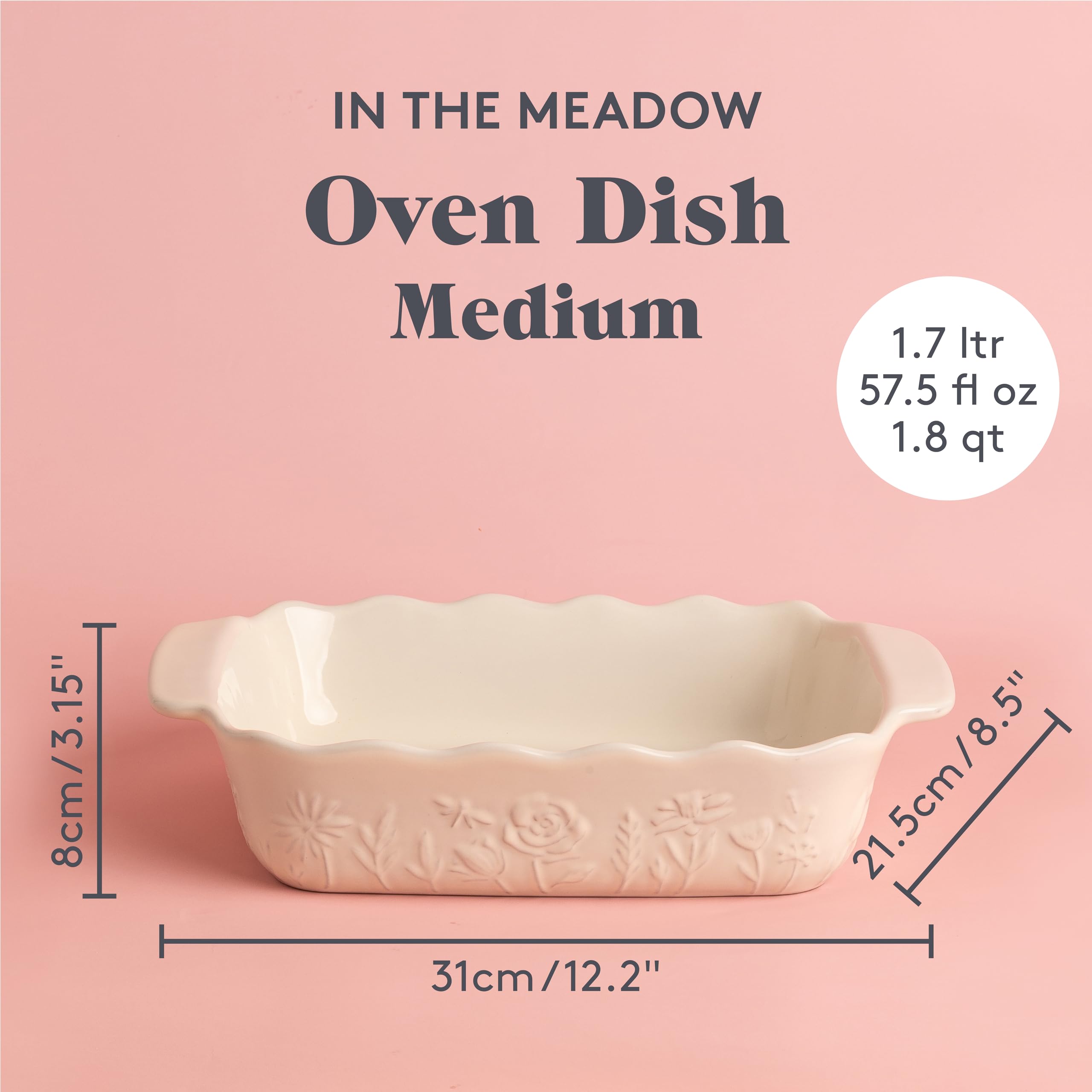 Mason Cash In the Meadow Medium Rectangular Baker