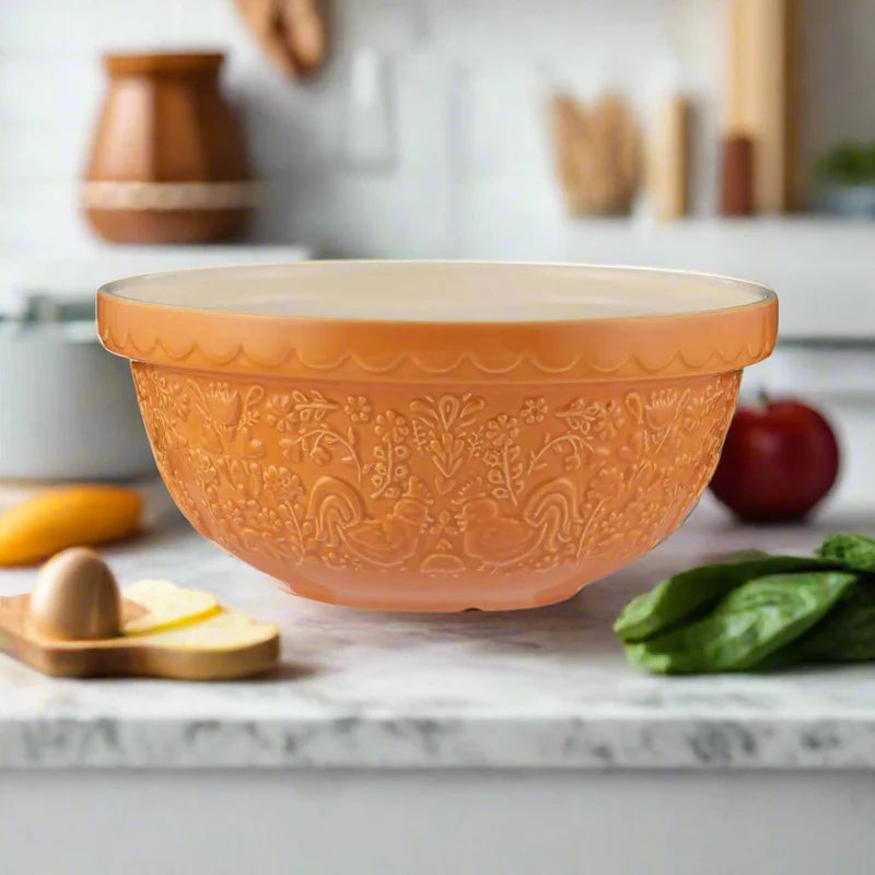 Mason Cash Home to Roost Tangerine 24cm Mixing Bowl