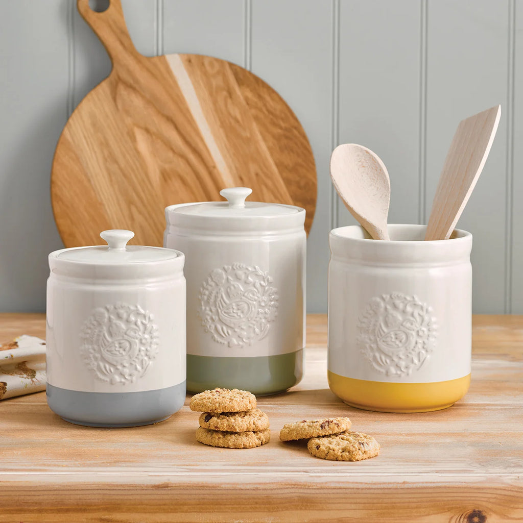 Mason Cash Home to Roost Pistachio Green Storage Jar