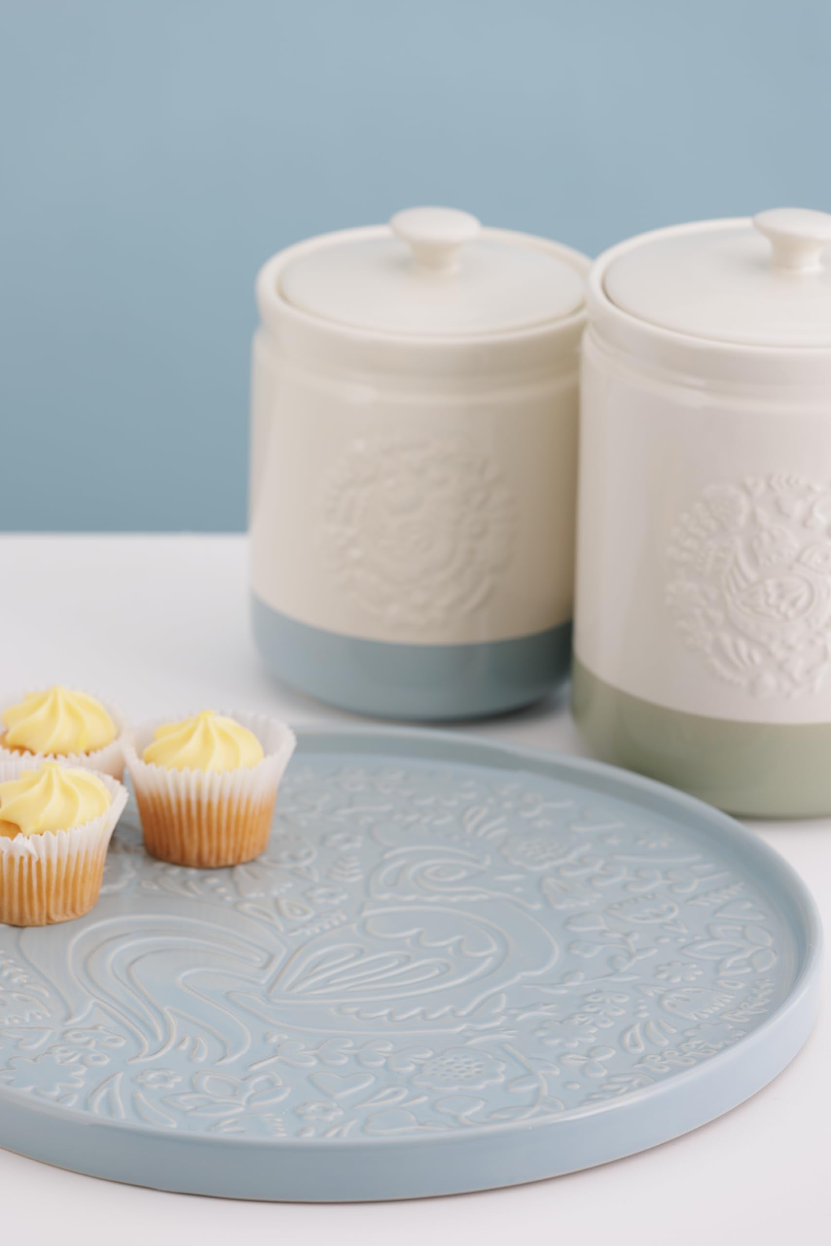 Mason Cash Home to Roost Pistachio Green Storage Jar