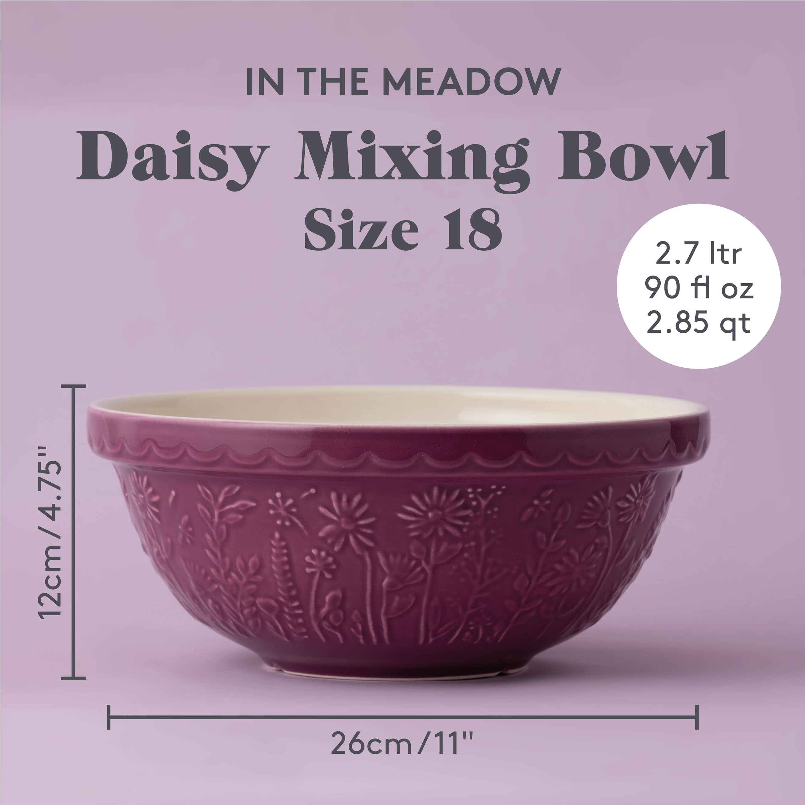 Mason Cash In The Meadow Daisy 26cm Mixing Bowl