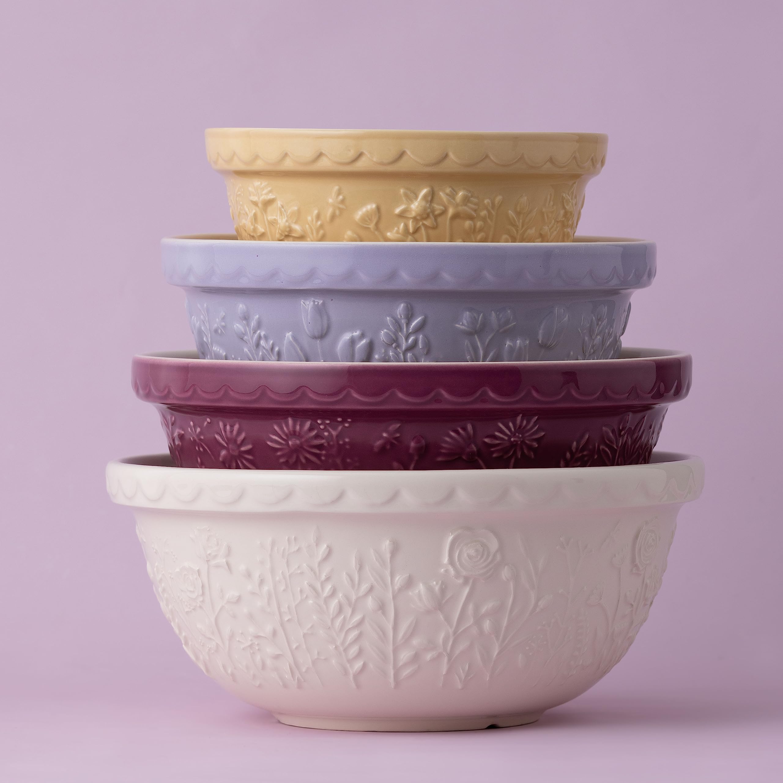 Mason Cash In the Meadow Cream Rose 29cm Mixing Bowl