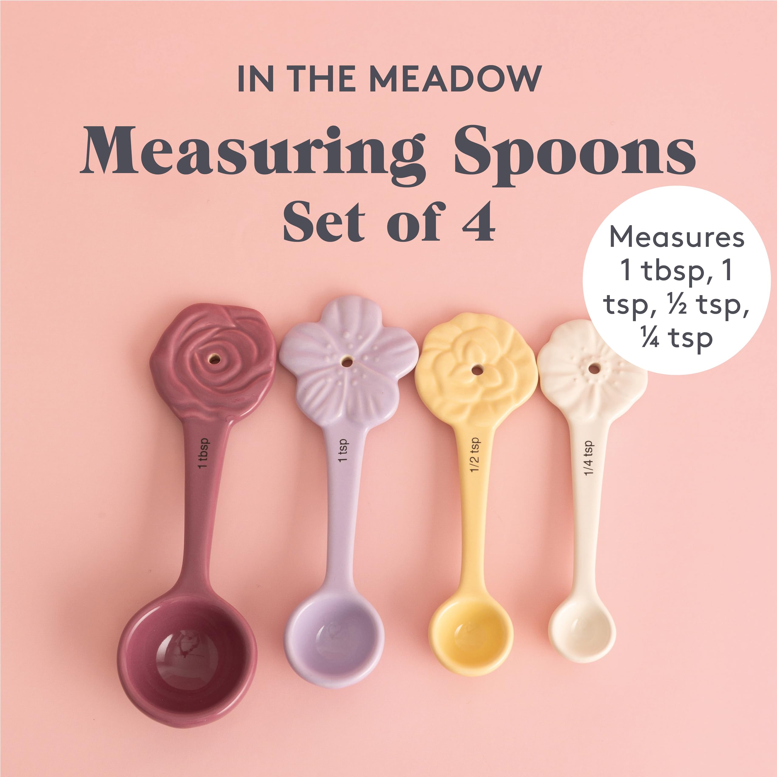 Mason Cash In the Meadow Set 4 Measuring Spoons