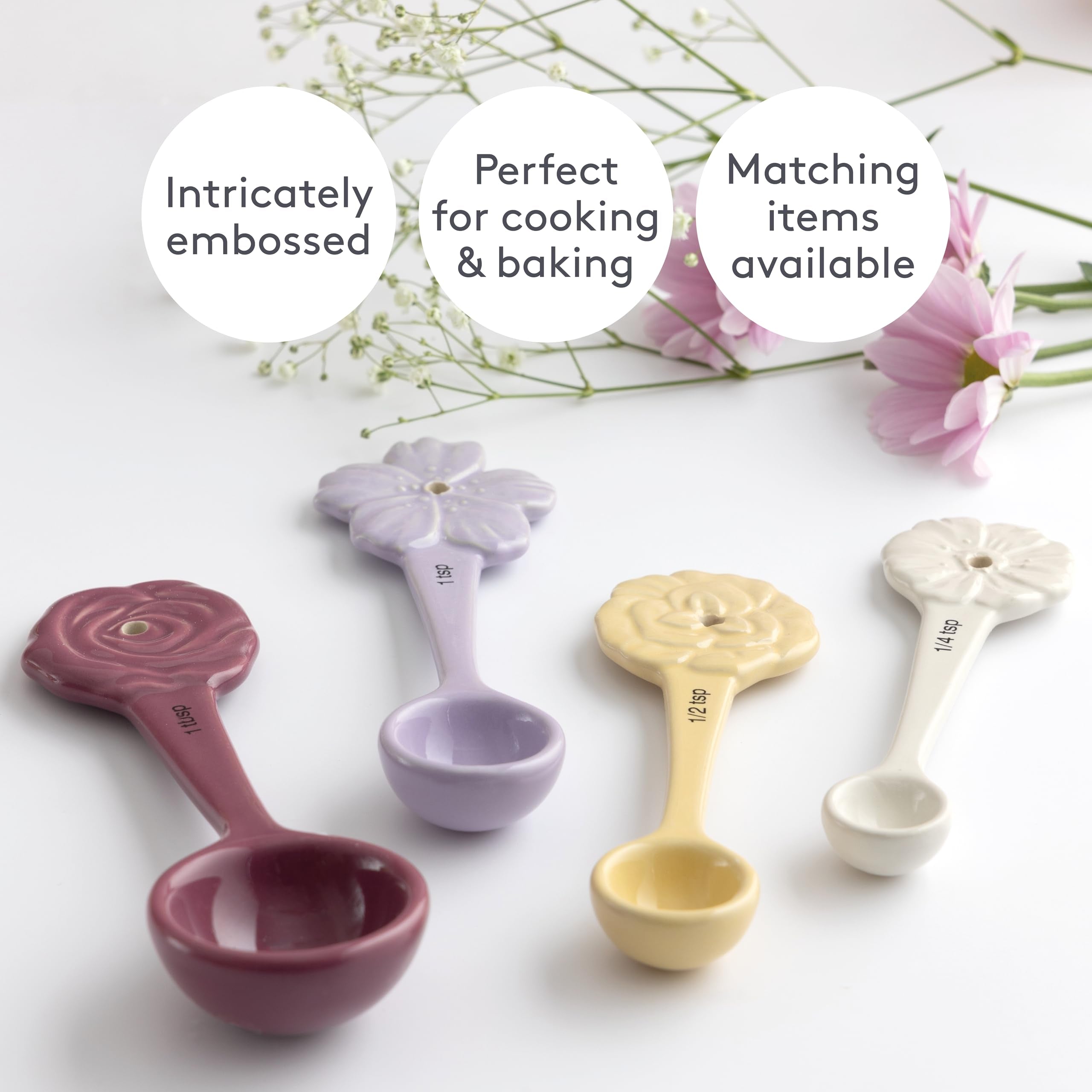 Mason Cash In the Meadow Set 4 Measuring Spoons