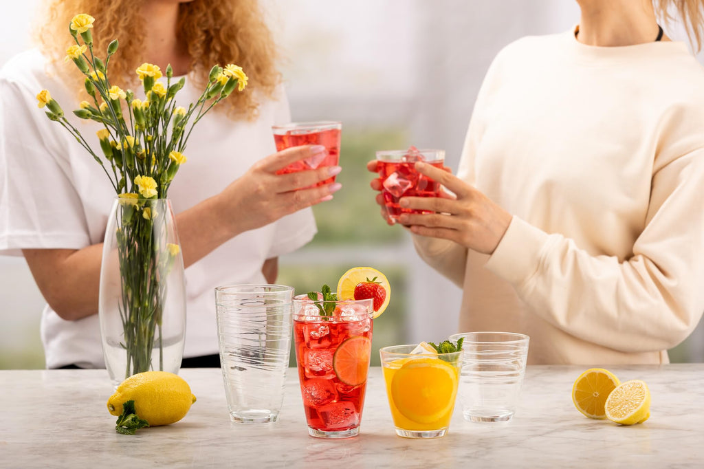 Essential Swirl Set of 8 Tumbler Glasses