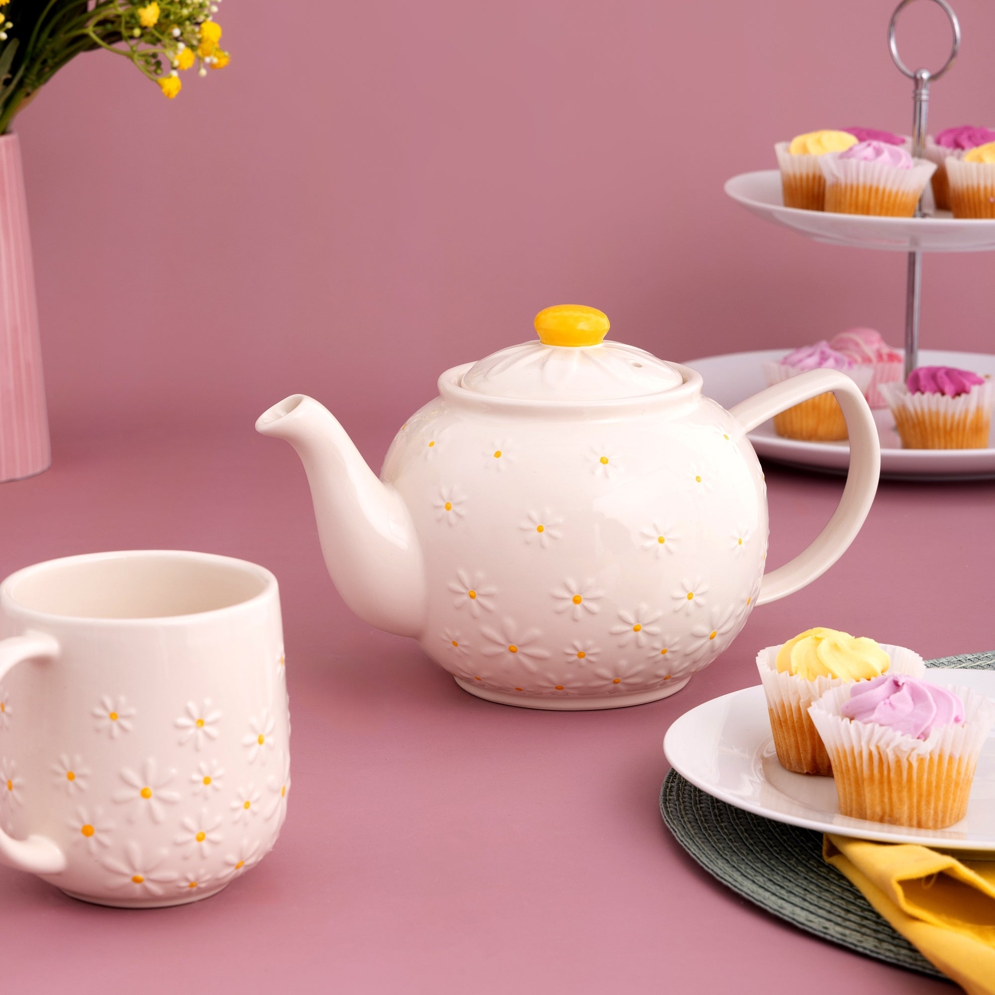 P&K Daisy 6 Cup Teapot 1100ml