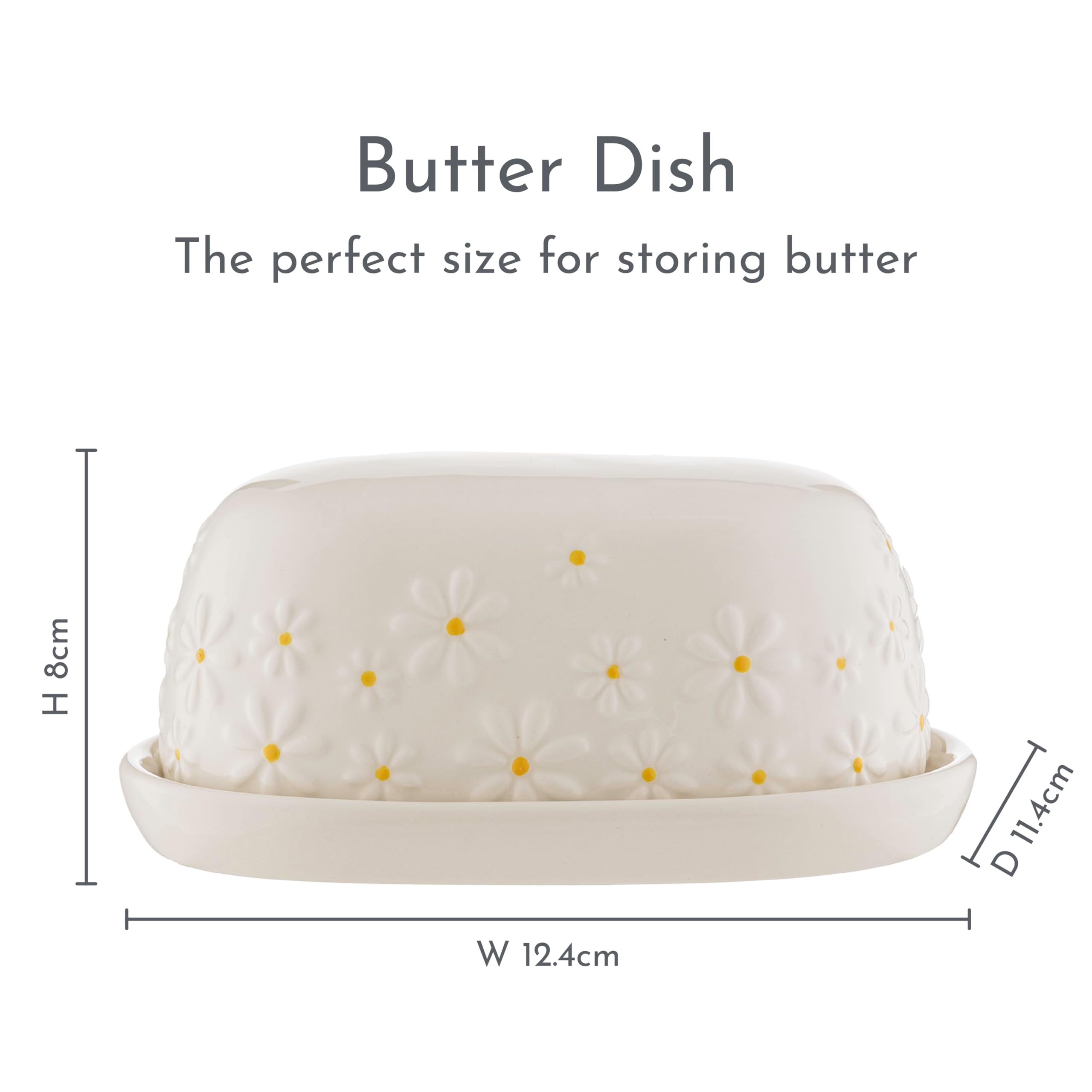 P&K Daisy Butter Dish