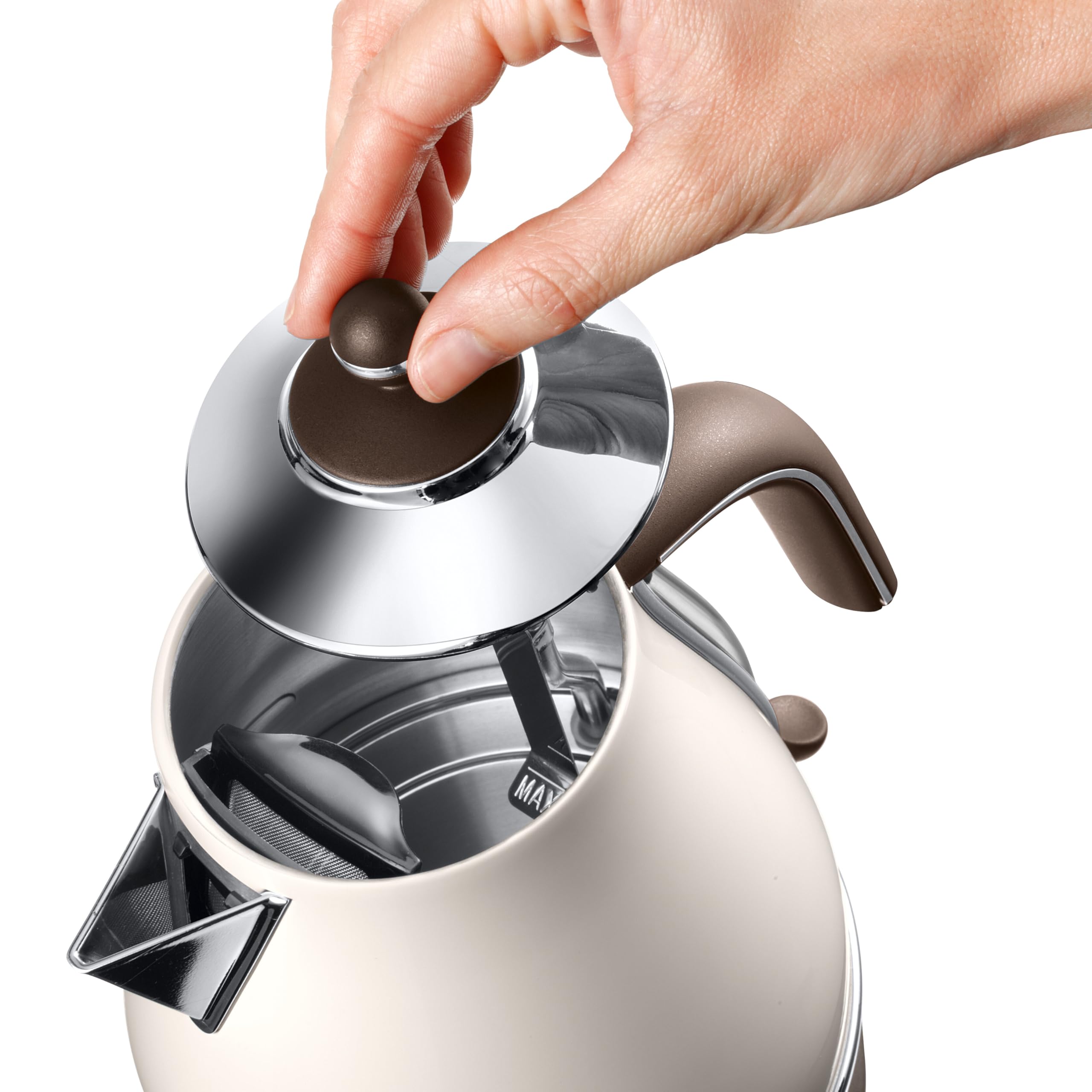 DeLonghi Icona Vintage Roma Cream Kettle