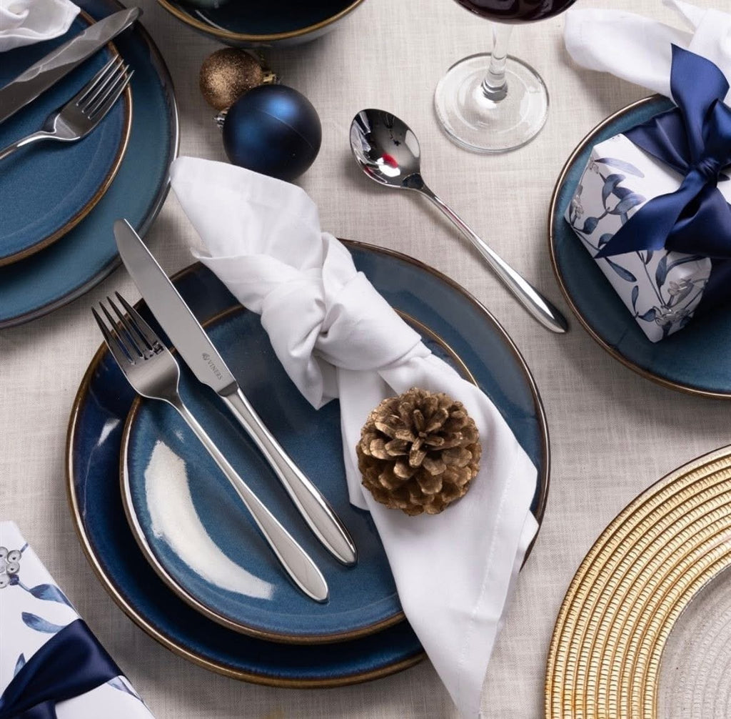 Mason Cash Reactive Blue 12 Pc Dinner Set
