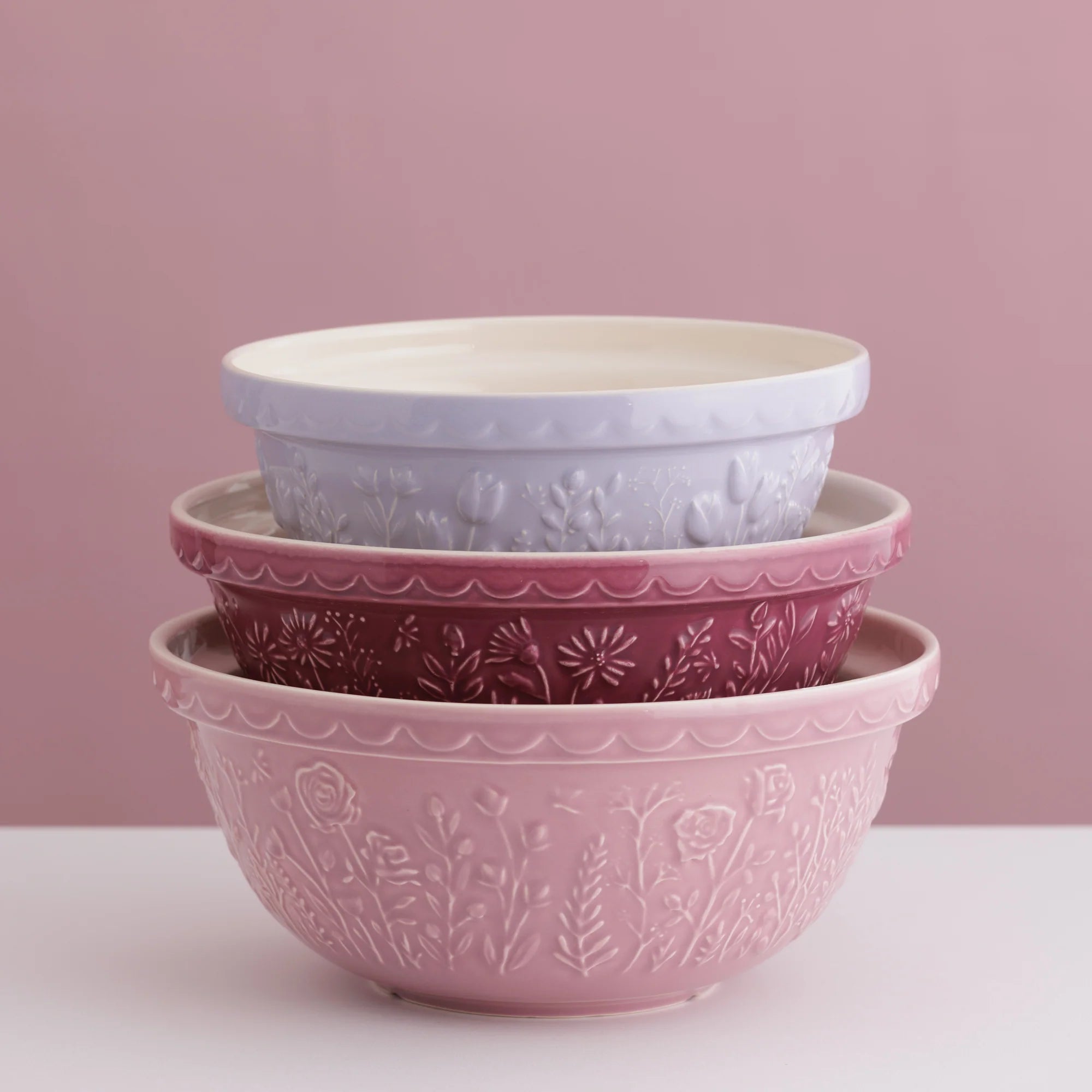 Mason Cash Rose Pastel Trio