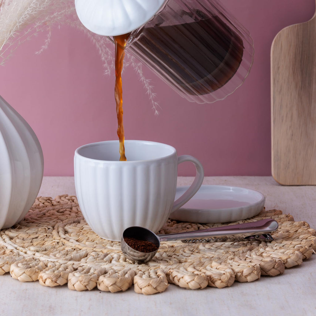P&K Luxe Stoneware Espresso 2pc Mugs